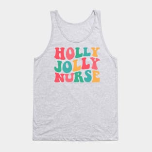 Holly Jolly Nurse Tank Top